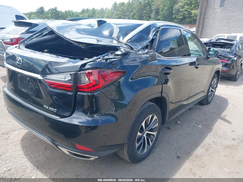 2020 Lexus Rx VIN 2T2HZMDA6LC256135 IAAI salvage auction — REAR END, Salvage (Massachusetts), sold $7,200 on 2026-07-30 (photo 4)