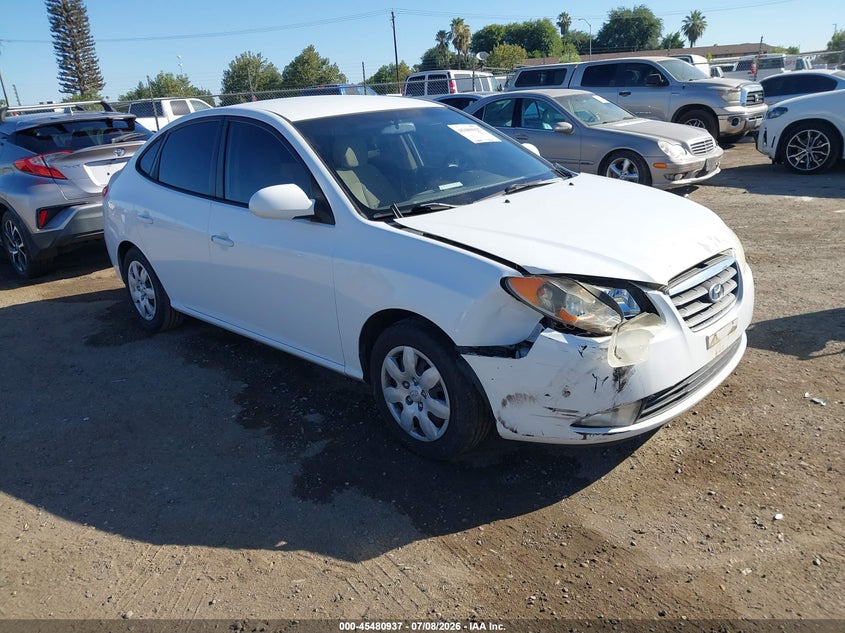 2008 Hyundai Elantra VIN KMHDU46D78U331133 IAAI salvage auction — RIGHT FRONT, Salvage (California), sold $1,100 on 2026-07-14 (photo 1)