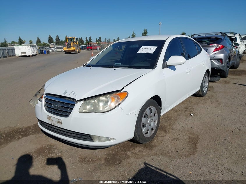 2008 Hyundai Elantra VIN KMHDU46D78U331133 IAAI salvage auction — RIGHT FRONT, Salvage (California), sold $1,100 on 2026-07-14 (photo 2)