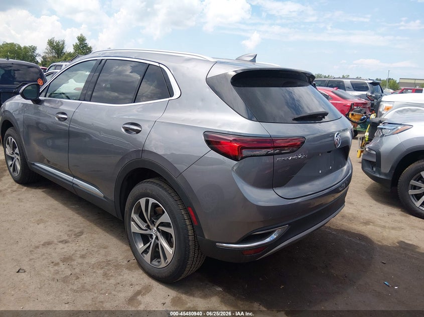 2022 Buick Envision VIN LRBFZNR40ND060684 IAAI salvage auction — HAIL, Salvage (Ohio), sold $6,000 on 2026-07-28 (photo 3)
