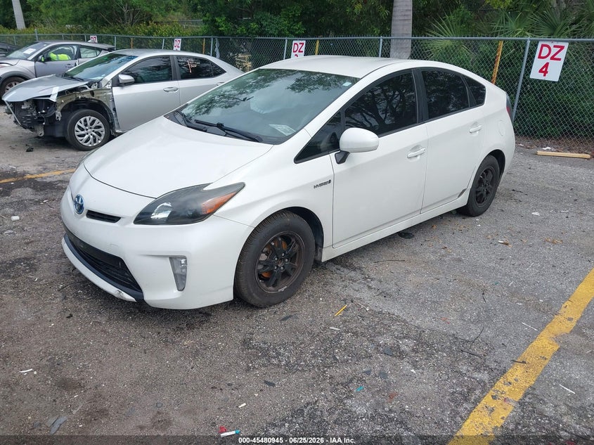 2012 Toyota Prius VIN JTDKN3DU0C5517783 IAAI salvage auction — SIDE, Rebuildable (Florida), sold $1,650 on 2026-07-23 (photo 2)