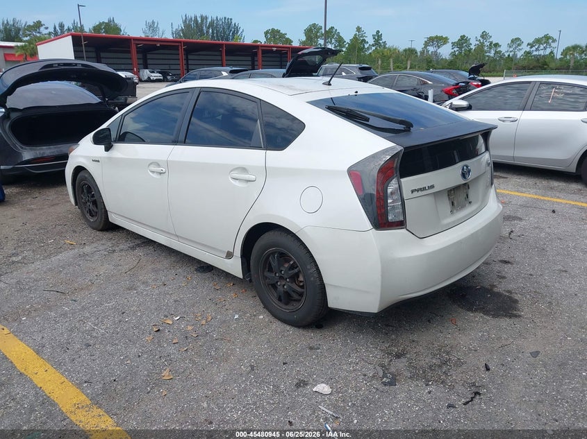 2012 Toyota Prius VIN JTDKN3DU0C5517783 IAAI salvage auction — SIDE, Rebuildable (Florida), sold $1,650 on 2026-07-23 (photo 3)