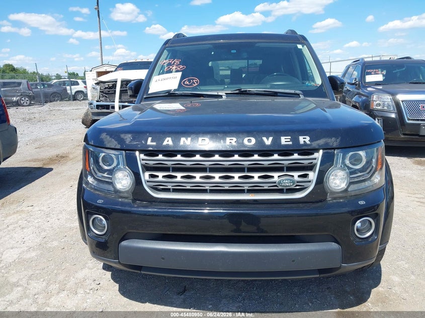 2016 Land rover Lr4 VIN SALAG2V69GA805016 IAAI salvage auction — NORMAL WEAR, Clear (Pennsylvania), sold $675 on 2026-07-22 (photo 6)