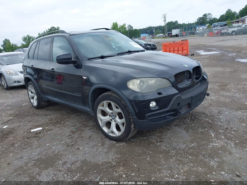 2009 BMW X5 VIN 5UXFE83529L310291 IAAI salvage auction — FRONT & REAR, Salvage (South Carolina), sold $1,050 on 2026-08-01 (photo 1)