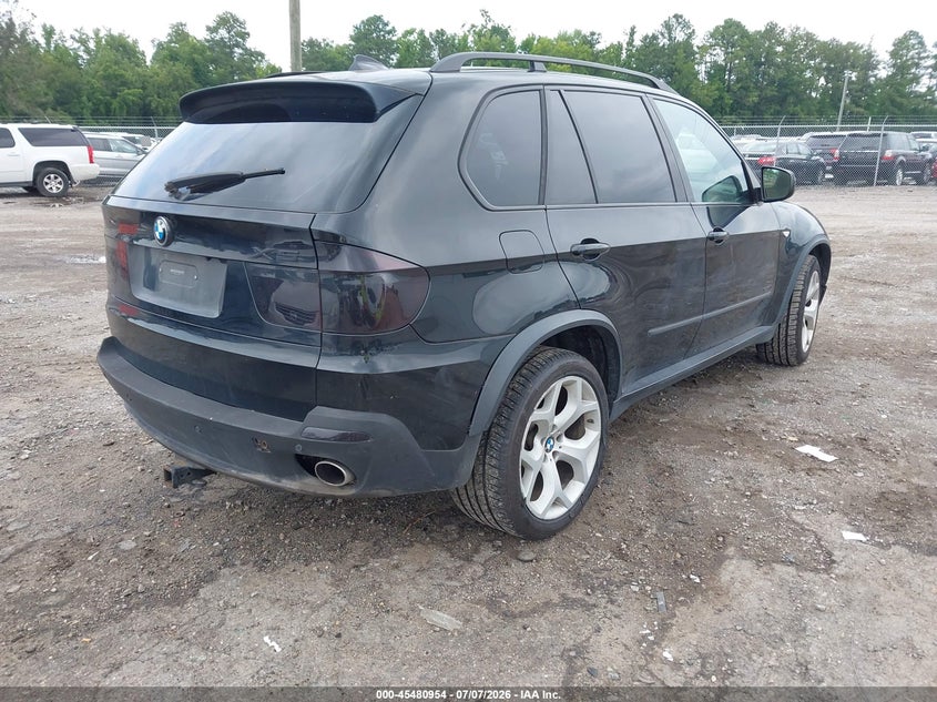 2009 BMW X5 VIN 5UXFE83529L310291 IAAI salvage auction — FRONT & REAR, Salvage (South Carolina), sold $1,050 on 2026-08-01 (photo 4)