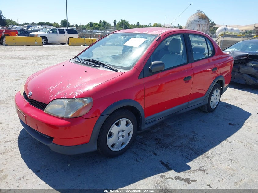 2001 Toyota Echo VIN JTDBT183910163249 IAAI salvage auction — RIGHT REAR, Salvage (California), sold $1,325 on 2026-07-23 (photo 2)