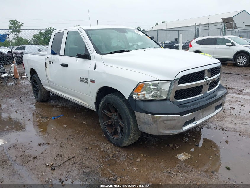 2016 Ram 1500 VIN 1C6RR7FT1GS142385 IAAI salvage auction — FRONT END, Salvage Title, sold $2,050 on 2026-08-02 (photo 1)