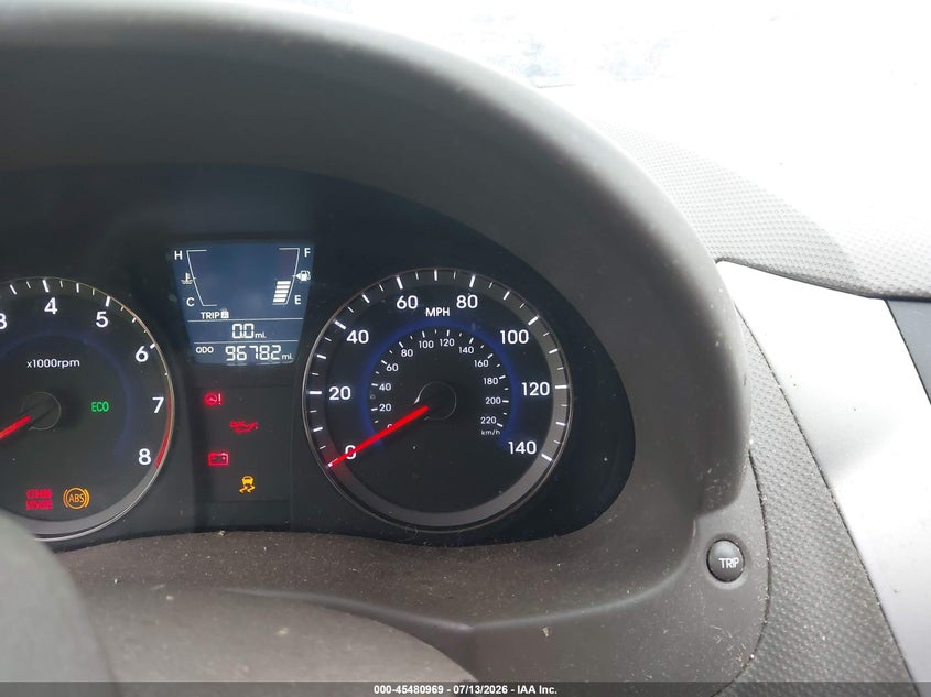 2014 Hyundai Accent VIN KMHCT4AE6EU638996 IAAI salvage auction — RIGHT FRONT, Nrc Lienholder Repossession Paperwork (Alabama), sold $250 on 2026-07-15 (photo 7)