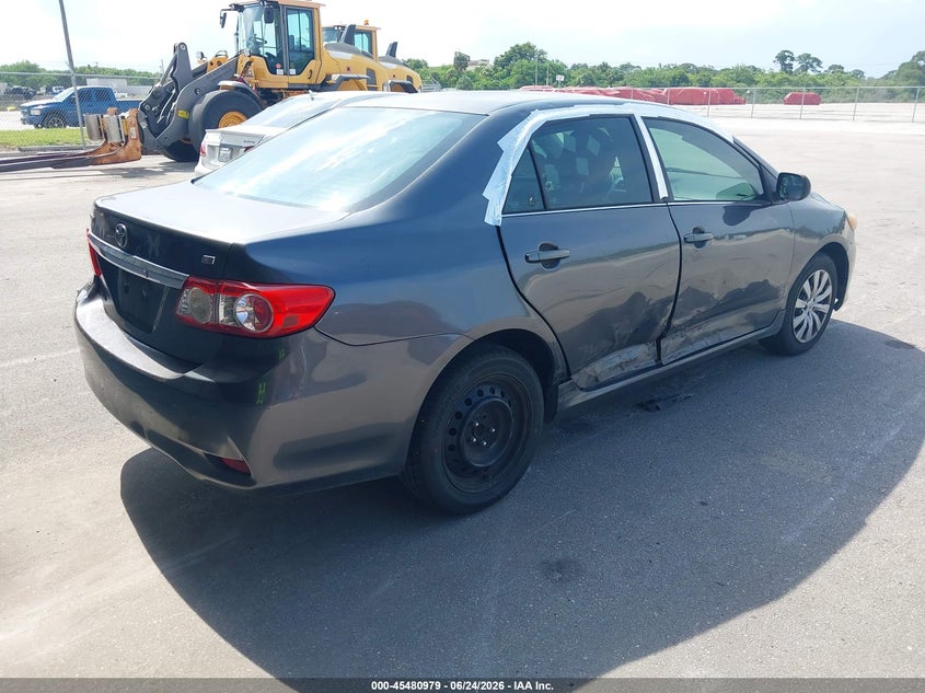2013 Toyota Corolla VIN 5YFBU4EE4DP134496 IAAI salvage auction — NORMAL WEAR, Clear (Florida), sold $2,025 on 2026-07-08 (photo 4)