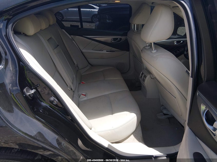 2014 Infiniti Q50 VIN JN1BV7AP3EM673981 IAAI salvage auction — FRONT END, Salvage (Tennessee), sold $925 on 2026-07-10 (photo 8)