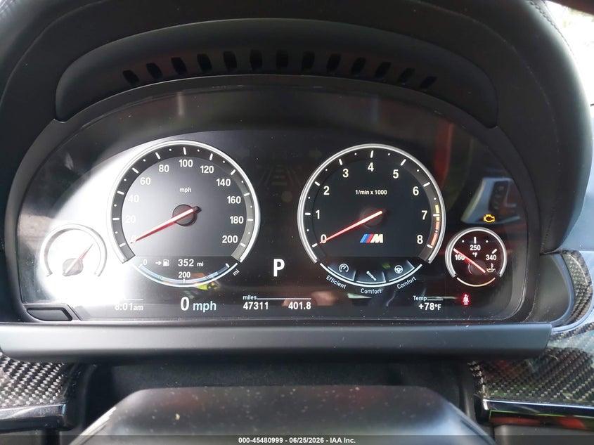 2017 BMW M6 VIN WBS6G9C5XHD932334 IAAI salvage auction — NORMAL WEAR, Clear (Florida), sold $7,600 on 2026-07-13 (photo 7)