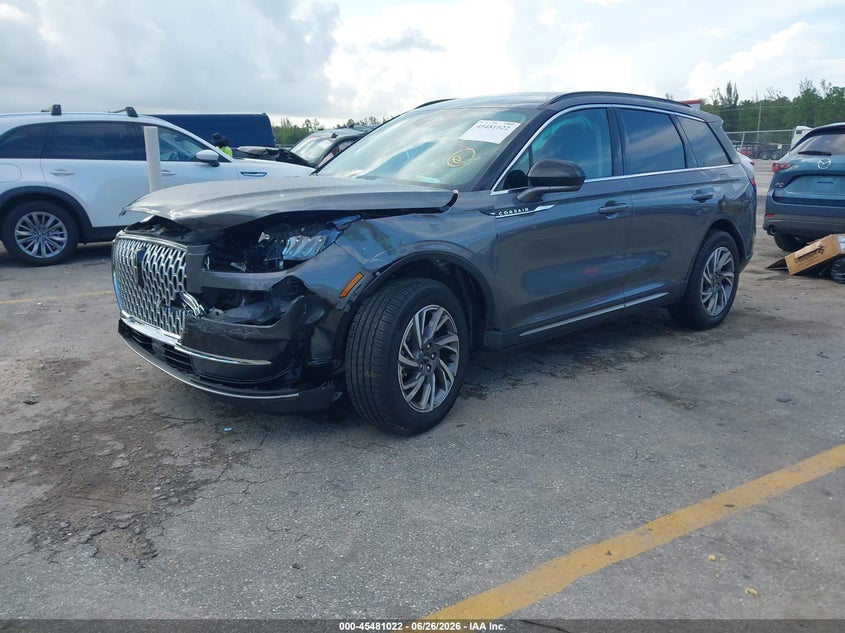 2026 Lincoln Corsair VIN 5LMCJ1DA7TUL07304 IAAI salvage auction — FRONT END, Rebuildable (Florida), sold $8,600 on 2026-07-28 (photo 2)