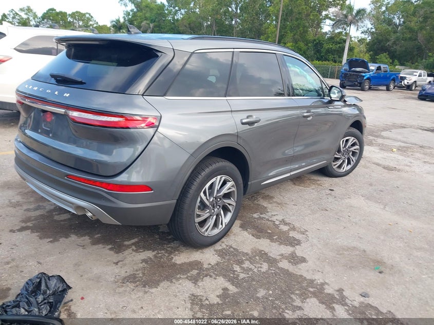 2026 Lincoln Corsair VIN 5LMCJ1DA7TUL07304 IAAI salvage auction — FRONT END, Rebuildable (Florida), sold $8,600 on 2026-07-28 (photo 4)
