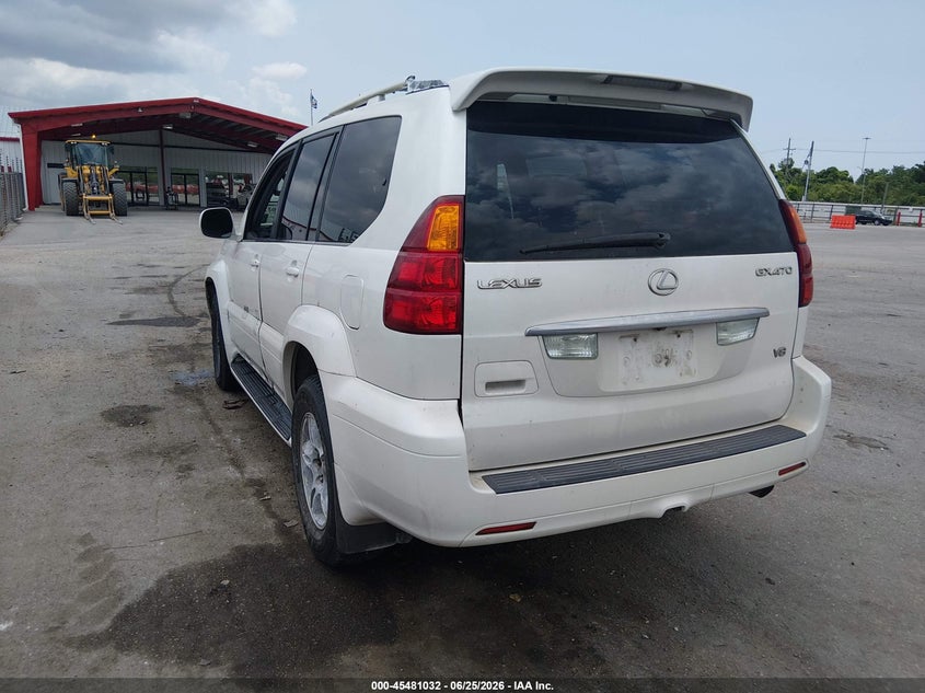 2004 Lexus Gx VIN JTJBT20X240041886 IAAI salvage auction — NORMAL WEAR, Clear (Louisiana), sold $2,450 on 2026-07-06 (photo 3)