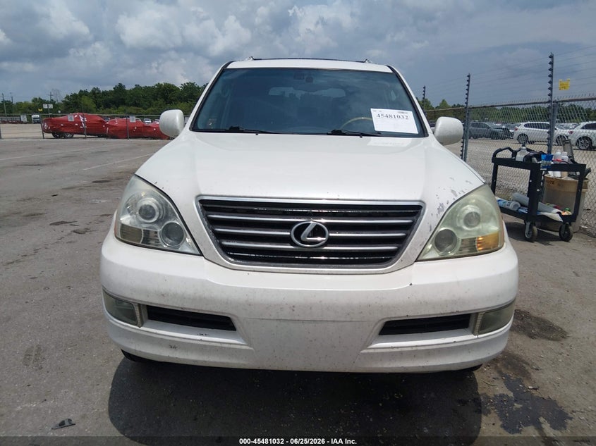 2004 Lexus Gx VIN JTJBT20X240041886 IAAI salvage auction — NORMAL WEAR, Clear (Louisiana), sold $2,450 on 2026-07-06 (photo 6)