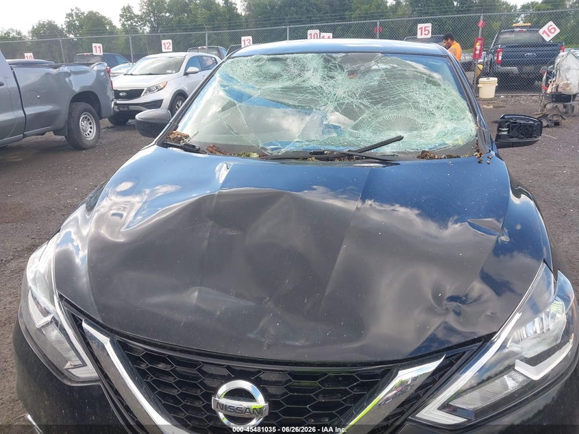 2019 Nissan Sentra VIN 3N1AB7AP5KY355132 IAAI salvage auction — STORM DAMAGE, Salvage Title, sold $25 on 2026-07-24 (photo 6)