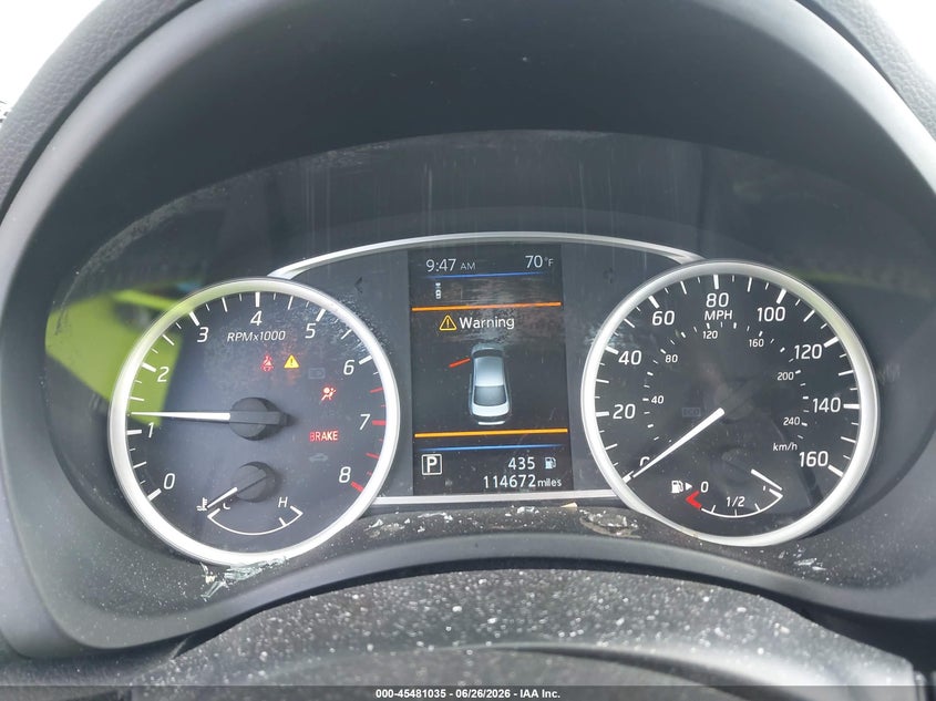 2019 Nissan Sentra VIN 3N1AB7AP5KY355132 IAAI salvage auction — STORM DAMAGE, Salvage Title, sold $25 on 2026-07-24 (photo 7)