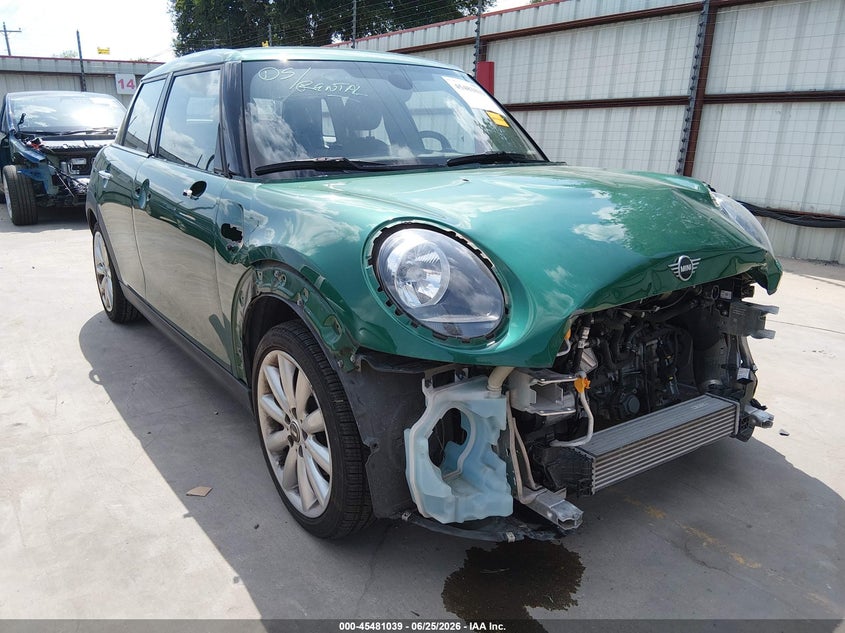 2020 Mini Hard top VIN WMWXU7C09L2M56267 IAAI salvage auction — FRONT END, Original (Texas), sold $3,500 on 2026-08-12 (photo 1)