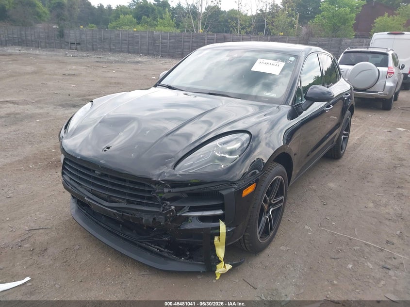 2021 Porsche Macan VIN WP1AB2A59MLB35422 IAAI salvage auction — FRONT END, Salvage Title, sold $18,100 on 2026-08-07 (photo 2)