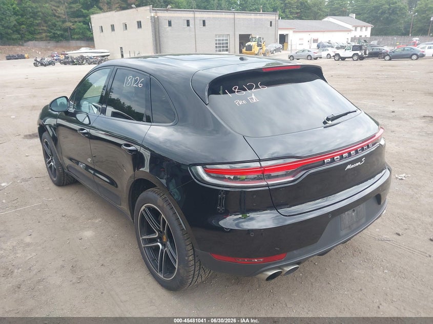 2021 Porsche Macan VIN WP1AB2A59MLB35422 IAAI salvage auction — FRONT END, Salvage Title, sold $18,100 on 2026-08-07 (photo 3)