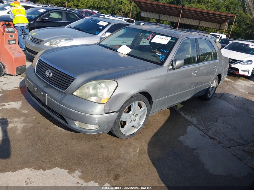 2002 Lexus Ls VIN JTHBN30F520090411 IAAI salvage auction — NORMAL WEAR, Original (Texas), sold $700 on 2026-07-29 (photo 2)