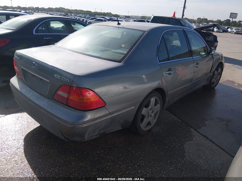 2002 Lexus Ls VIN JTHBN30F520090411 IAAI salvage auction — NORMAL WEAR, Original (Texas), sold $700 on 2026-07-29 (photo 4)