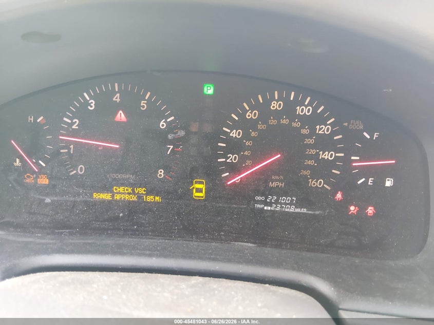 2002 Lexus Ls VIN JTHBN30F520090411 IAAI salvage auction — NORMAL WEAR, Original (Texas), sold $700 on 2026-07-29 (photo 7)