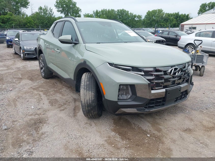 2022 Hyundai Santa cruz VIN 5NTJEDAF3NH006922 IAAI salvage auction — LEFT SIDE, Salvage (Iowa), sold $4,250 on 2026-07-27 (photo 1)