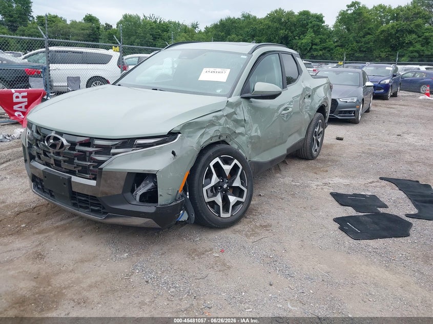 2022 Hyundai Santa cruz VIN 5NTJEDAF3NH006922 IAAI salvage auction — LEFT SIDE, Salvage (Iowa), sold $4,250 on 2026-07-27 (photo 2)