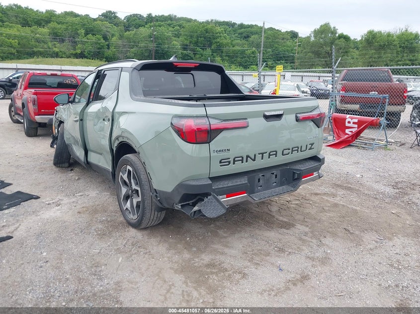 2022 Hyundai Santa cruz VIN 5NTJEDAF3NH006922 IAAI salvage auction — LEFT SIDE, Salvage (Iowa), sold $4,250 on 2026-07-27 (photo 3)