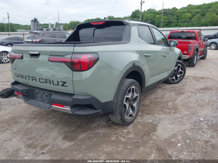 2022 Hyundai Santa cruz VIN 5NTJEDAF3NH006922 IAAI salvage auction — LEFT SIDE, Salvage (Iowa), sold $4,250 on 2026-07-27 (photo 4)