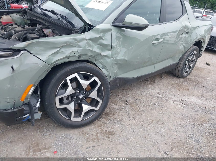 2022 Hyundai Santa cruz VIN 5NTJEDAF3NH006922 IAAI salvage auction — LEFT SIDE, Salvage (Iowa), sold $4,250 on 2026-07-27 (photo 6)