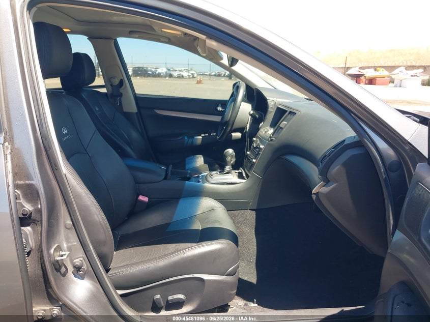 2013 Infiniti G VIN JN1CV6AP2DM719670 IAAI salvage auction — LEFT REAR, Salvage (California), sold $2,475 on 2026-07-15 (photo 5)