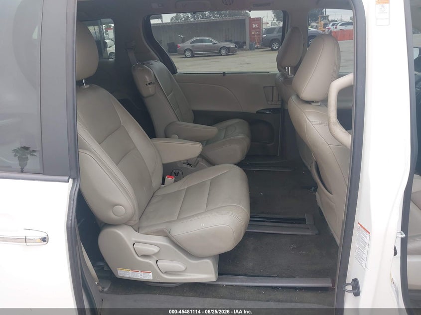 2015 Toyota Sienna VIN 5TDYK3DCXFS649846 IAAI salvage auction — RIGHT FRONT, Salvage (California), sold $5,850 on 2026-07-15 (photo 8)