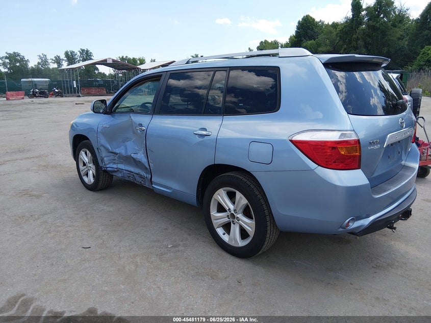 2008 Toyota Highlander VIN JTEES42A682081966 IAAI salvage auction — SIDE, Salvage - Greater Than 75% (Maryland), sold $2,300 on 2026-07-22 (photo 3)