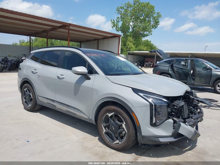 2026 Kia Sportage VIN 5XYK33DF1TG382263 IAAI salvage auction — FRONT END, Salvage Title, sold $11,900 on 2026-08-22 (photo 1)