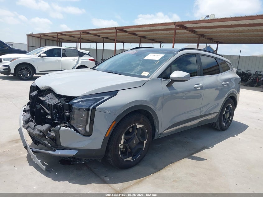 2026 Kia Sportage VIN 5XYK33DF1TG382263 IAAI salvage auction — FRONT END, Salvage Title, sold $11,900 on 2026-08-22 (photo 2)