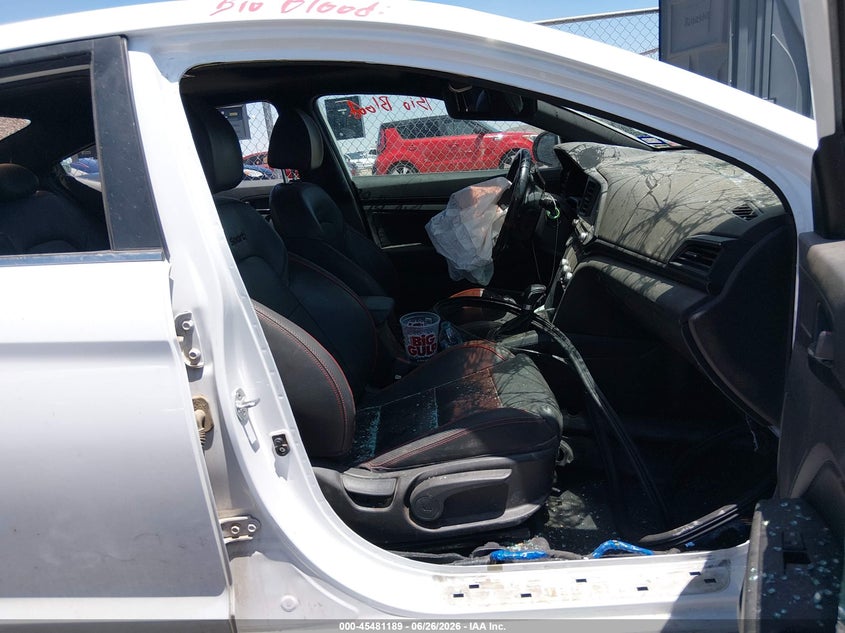 2020 Hyundai Elantra VIN KMHD04LBXLU012316 IAAI salvage auction — FRONT & REAR, Salvage (Texas), sold $1,100 on 2026-08-01 (photo 5)