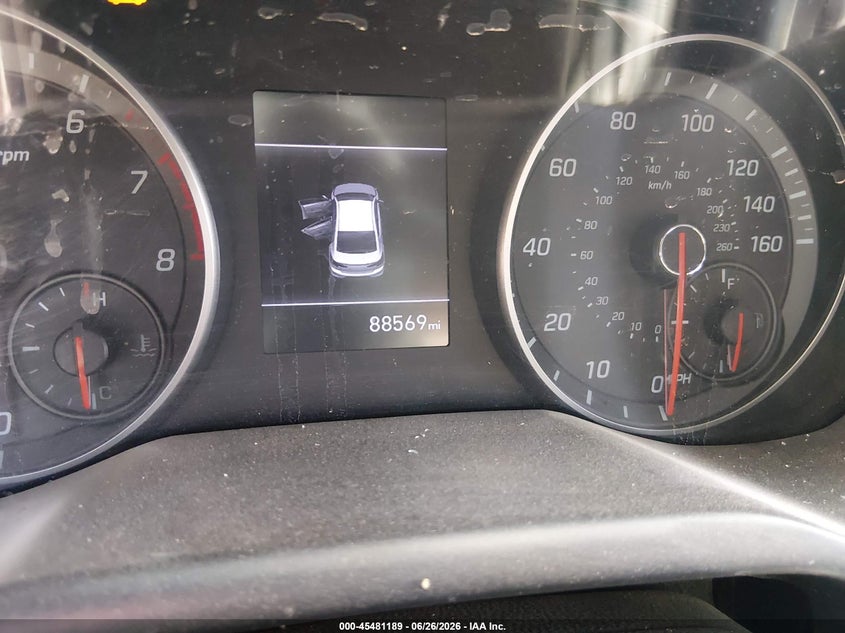 2020 Hyundai Elantra VIN KMHD04LBXLU012316 IAAI salvage auction — FRONT & REAR, Salvage (Texas), sold $1,100 on 2026-08-01 (photo 7)