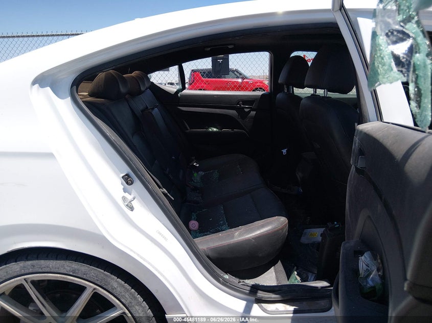 2020 Hyundai Elantra VIN KMHD04LBXLU012316 IAAI salvage auction — FRONT & REAR, Salvage (Texas), sold $1,100 on 2026-08-01 (photo 8)