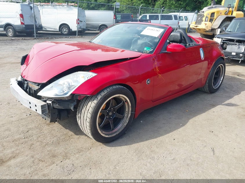2006 Nissan 350z VIN JN1AZ36A86M456862 IAAI salvage auction — FRONT END, Salvage - Greater Than 75% (Maryland), sold $2,000 on 2026-07-28 (photo 2)