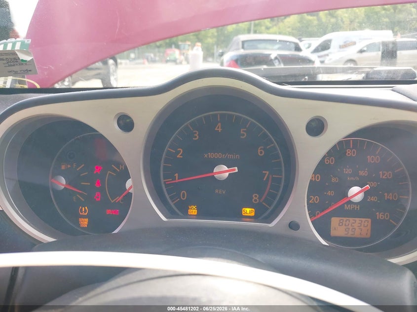 2006 Nissan 350z VIN JN1AZ36A86M456862 IAAI salvage auction — FRONT END, Salvage - Greater Than 75% (Maryland), sold $2,000 on 2026-07-28 (photo 7)