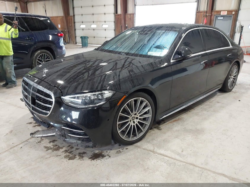 2021 Mercedes-benz S-klasse VIN W1K6G7GB2MA043556 IAAI salvage auction — SIDE, Mv-907A (New York), sold $23,600 on 2026-07-30 (photo 2)