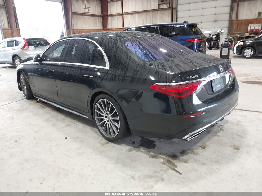 2021 Mercedes-benz S-klasse VIN W1K6G7GB2MA043556 IAAI salvage auction — SIDE, Mv-907A (New York), sold $23,600 on 2026-07-30 (photo 3)