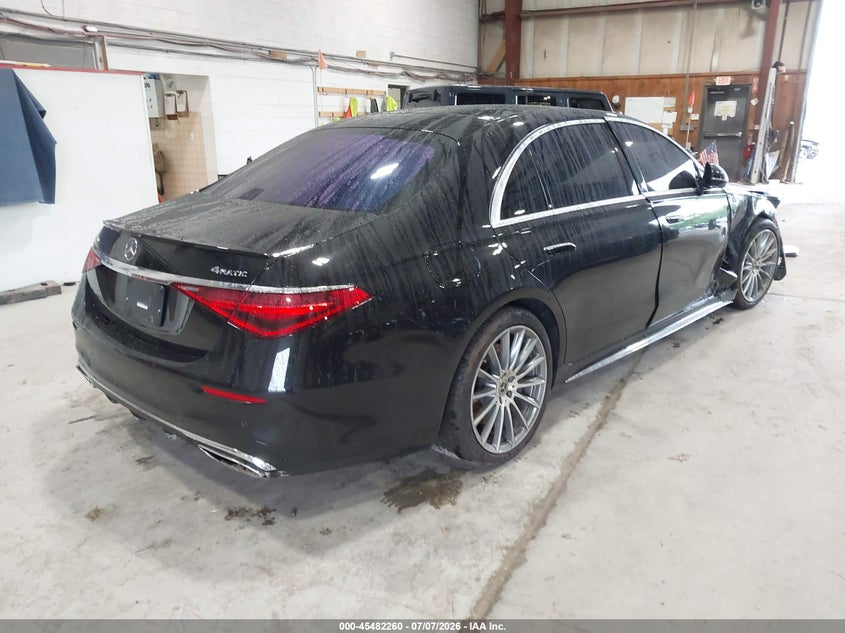 2021 Mercedes-benz S-klasse VIN W1K6G7GB2MA043556 IAAI salvage auction — SIDE, Mv-907A (New York), sold $23,600 on 2026-07-30 (photo 4)