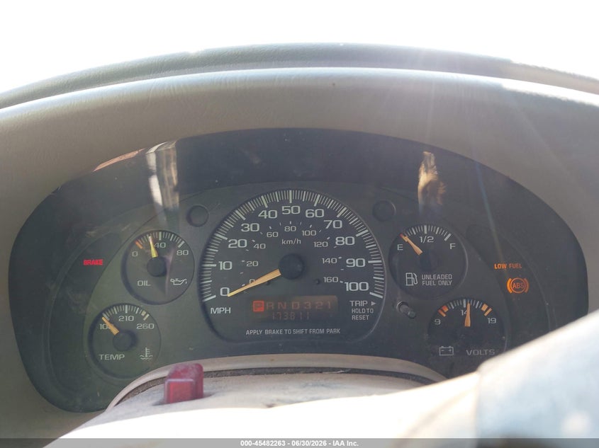 2002 Chevrolet Astro VIN 1GNEL19X12B134680 IAAI salvage auction — BIO HAZARD, Clear (Colorado), sold $75 on 2026-07-08 (photo 7)