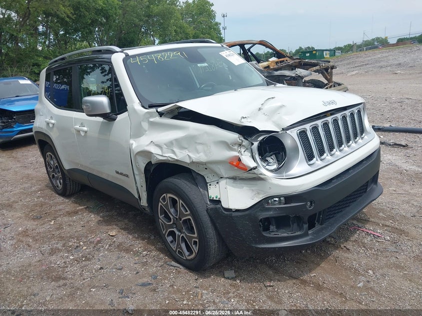 2015 Jeep Renegade VIN ZACCJADT4FPC26310 IAAI salvage auction — RIGHT FRONT, Clear (Indiana), sold $2,500 on 2026-08-19 (photo 6)