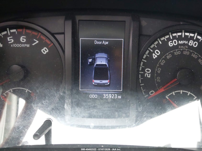2019 Toyota Tacoma VIN 5TFSX5EN0KX064006 IAAI salvage auction — FRONT END, Salvage (Rhode Island), sold $8,300 on 2026-07-28 (photo 7)