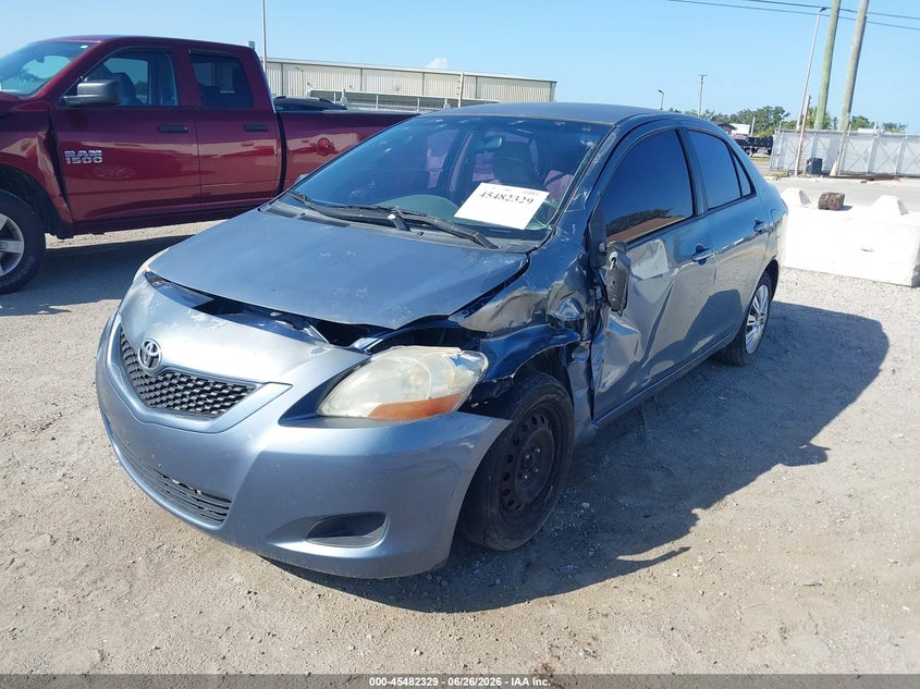 2010 Toyota Yaris VIN JTDBT4K32A1392599 IAAI salvage auction — FRONT END, Rebuildable (Florida), sold $750 on 2026-07-28 (photo 2)