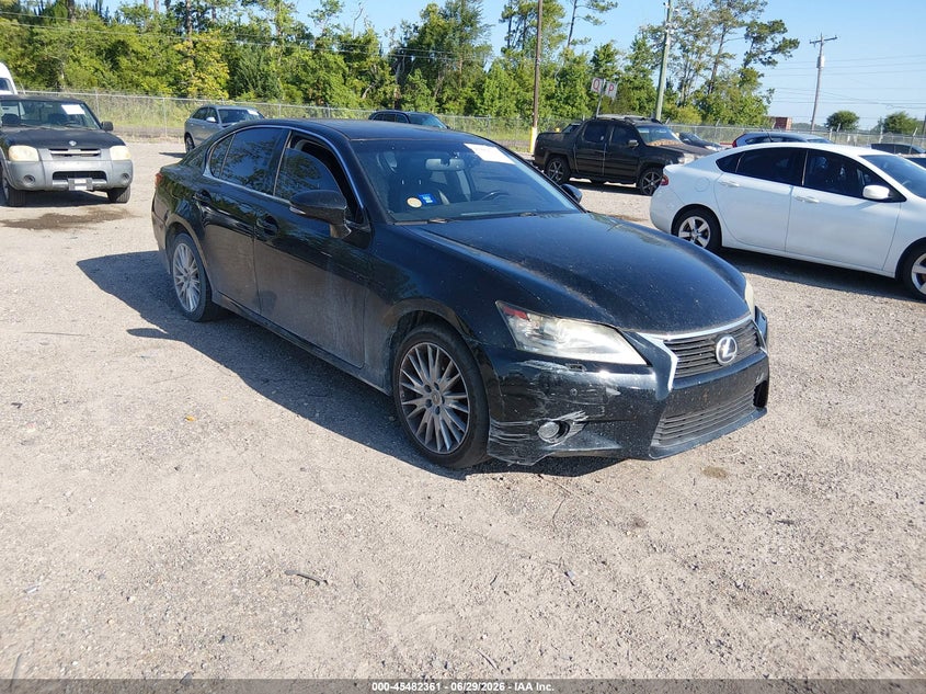 2013 Lexus Gs VIN JTHCE1BLXD5001420 IAAI salvage auction — NORMAL WEAR, Clear (Florida), sold $525 on 2026-07-14 (photo 1)